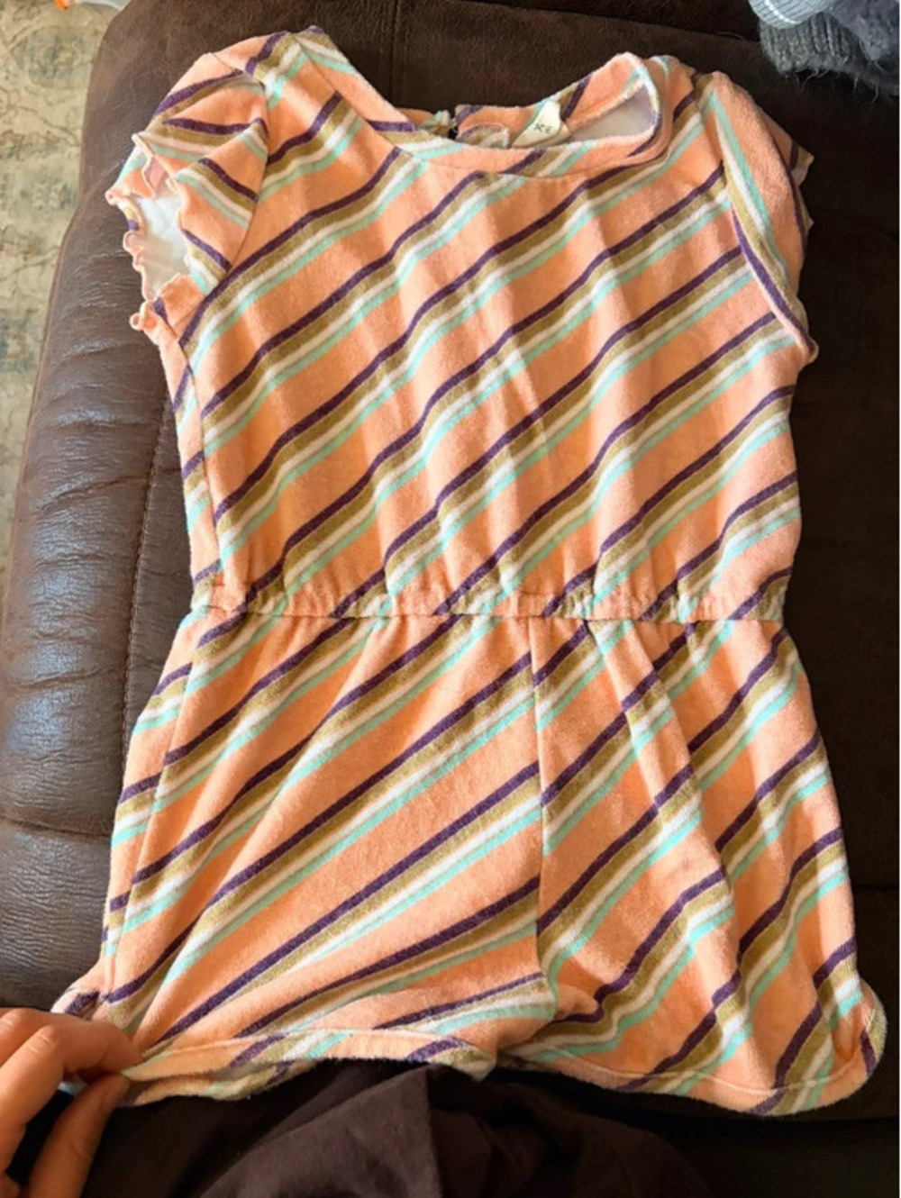Cute striped romper